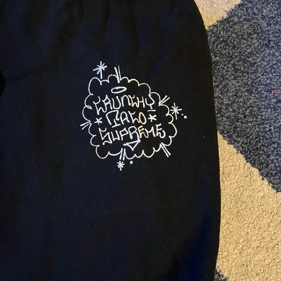 SUPER RARE Taco Bell x Born Raised Black Sweatshirt Hoodie Pockets XL Live Mas - Picture 8 of 10